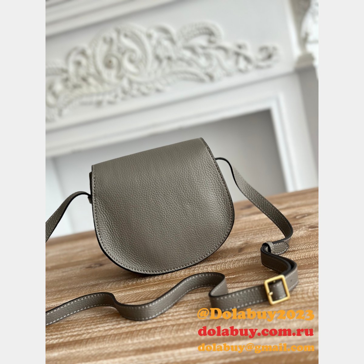 Top Quality Chloe Marcie Cowhide 1:1 Mirror Handbag