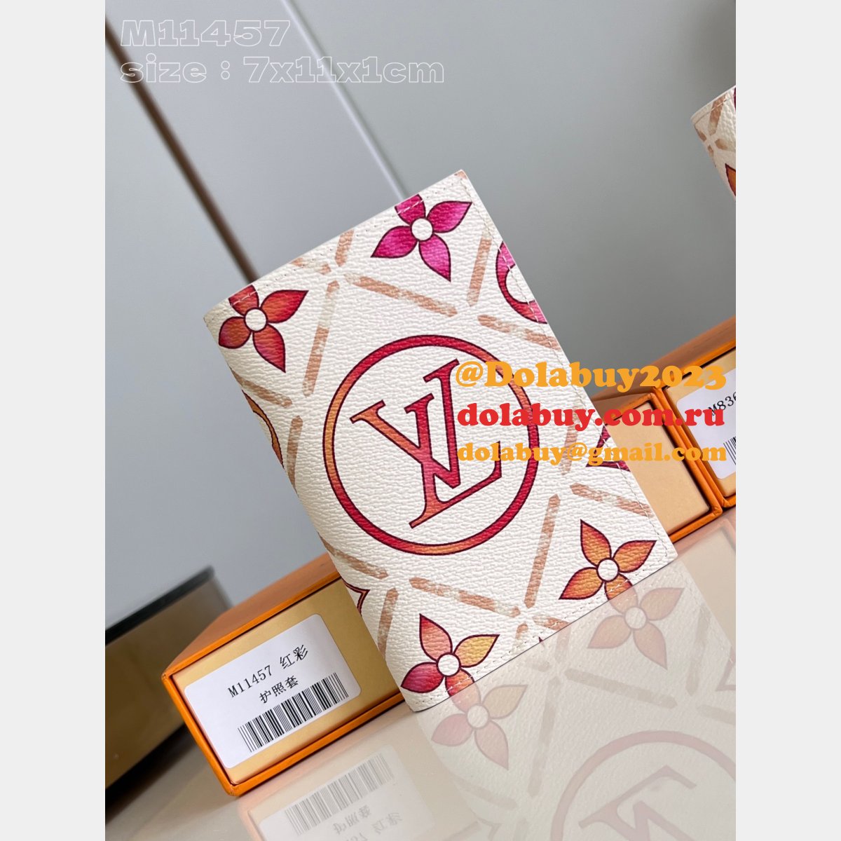 Louis Vuitton Replica Passport Victorine Zippy Coin Purse Wallet