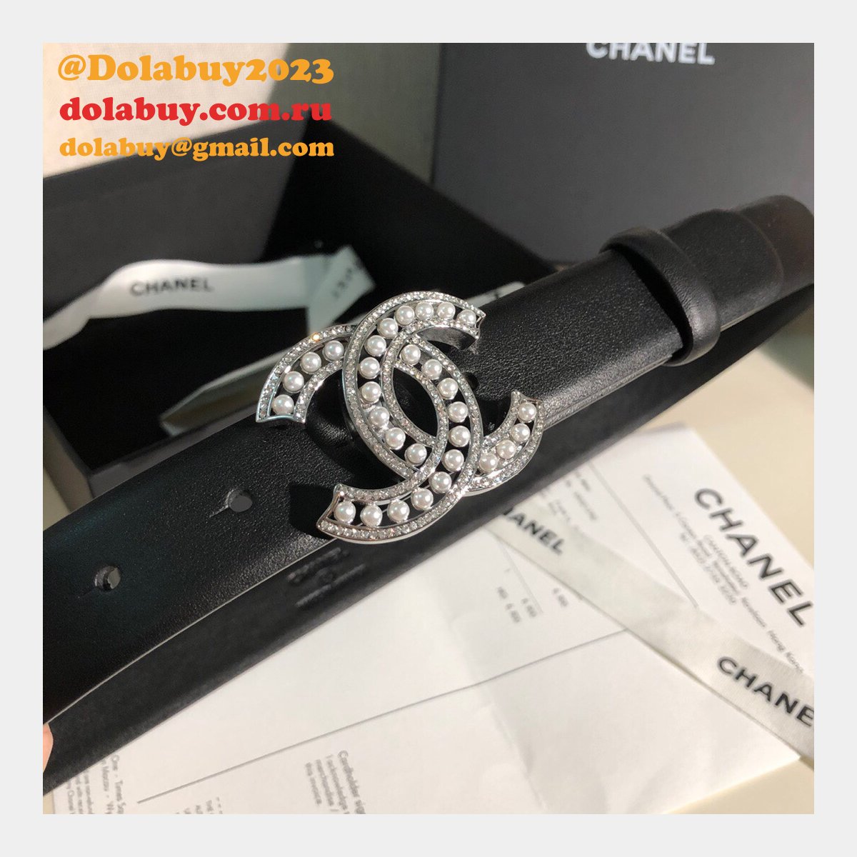 7 Star Knockoff CC BELT 30MM Top Quality