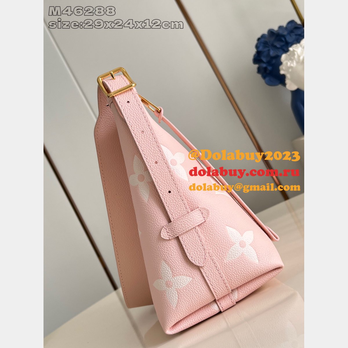 Louis Vuitton Replica CarryAll Top Quality Pink M47082 Bag