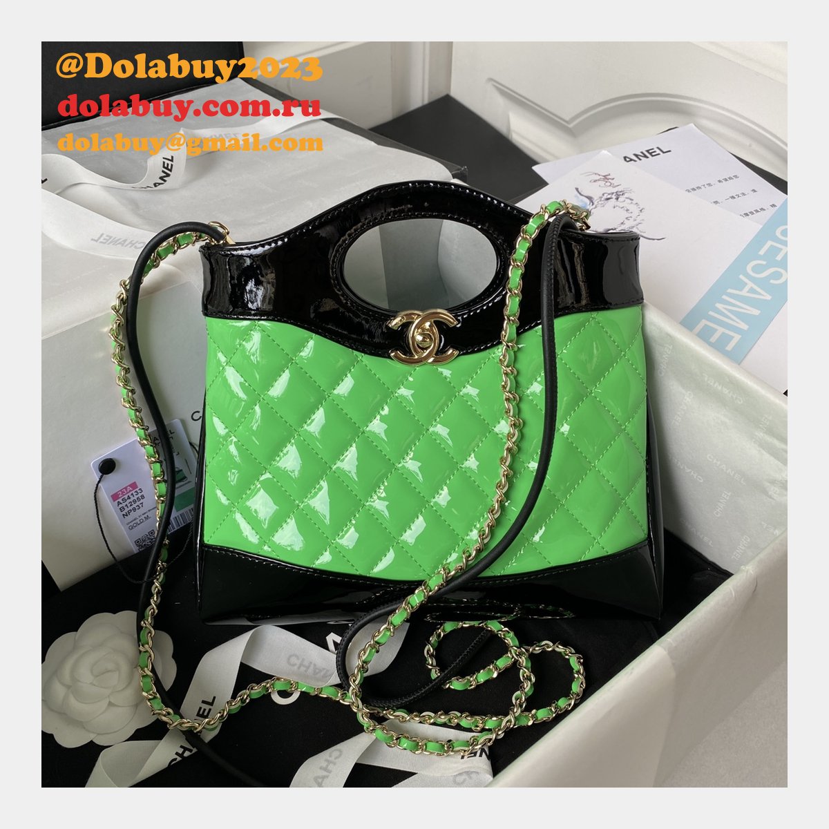 Designer Shop Wholesale Casual Calfskin Shoulder Chain AS4133 Bag