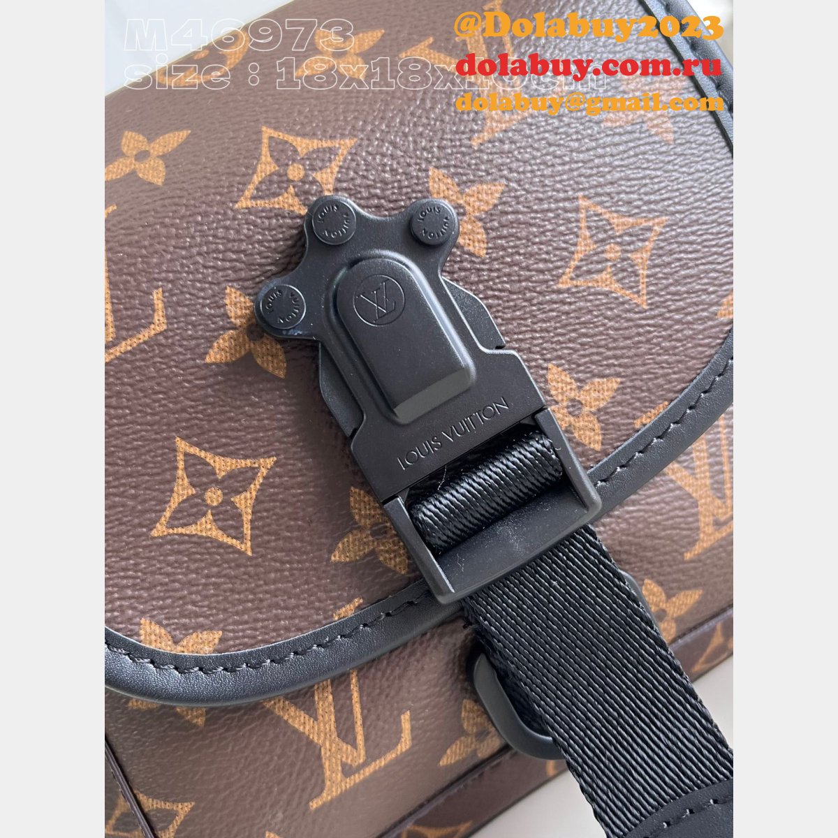 Quest Messenger Monogram Macassar M46973 Knockoff Men Louis Vuitton Bag