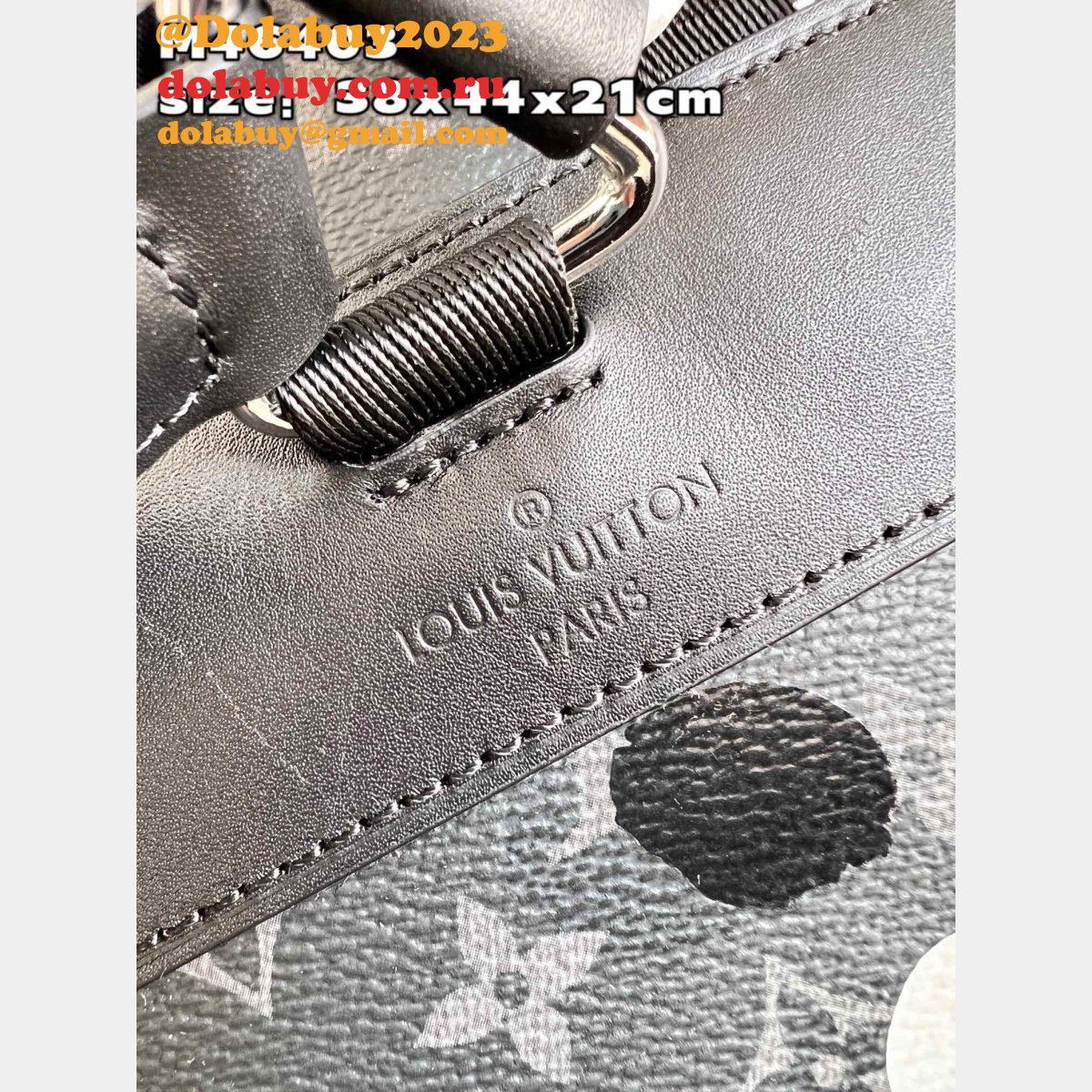 Louis Vuitton Perfect LV x YK Christopher M46403 Monogram Eclipse Canvas