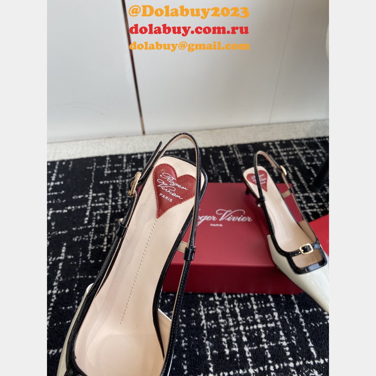 roger u1u1er wholesale slingback heels designer knockoff shoes