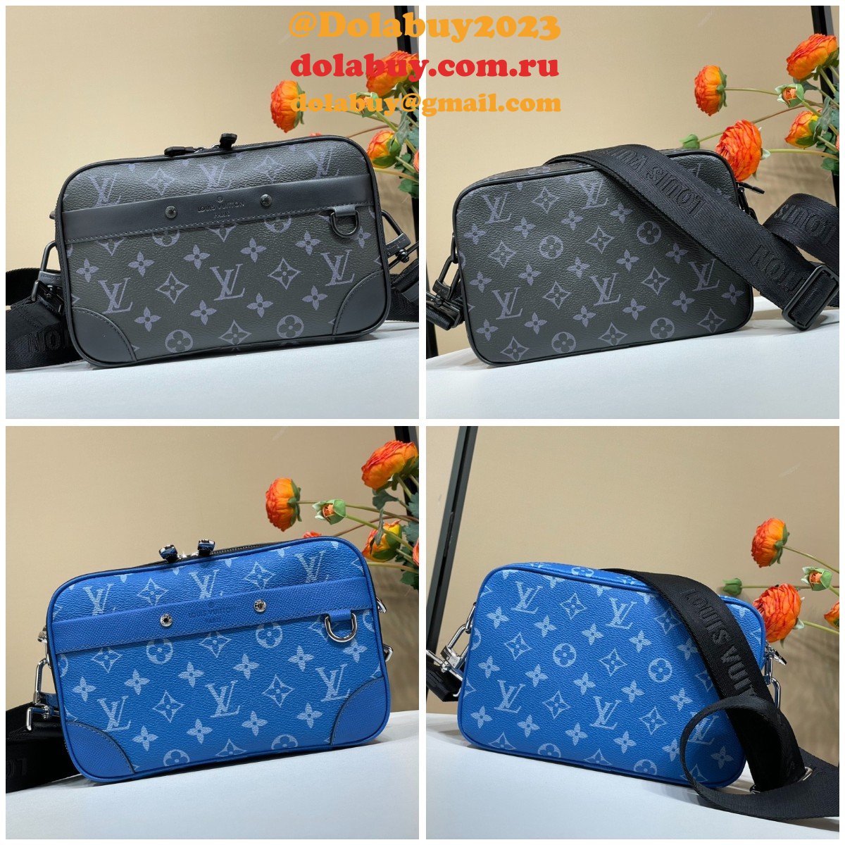 Alpha Messenger Taigarama Men M31016 & M46955 Designer Louis Vuitton Bags