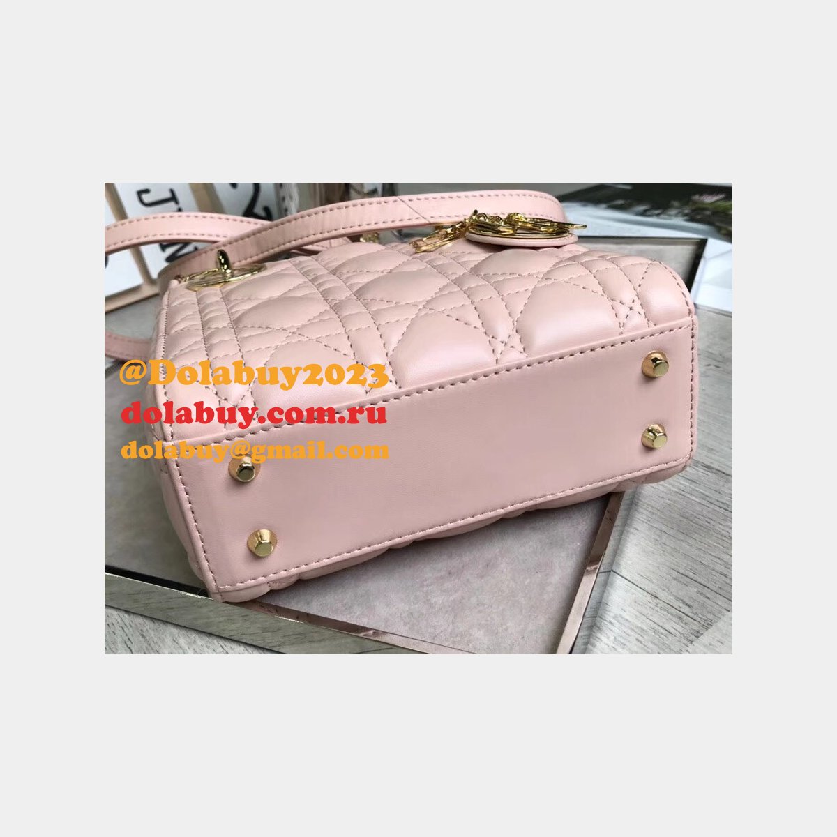AAA+ Christian Lady Dior Handbags Online Purchase MINI 17CM