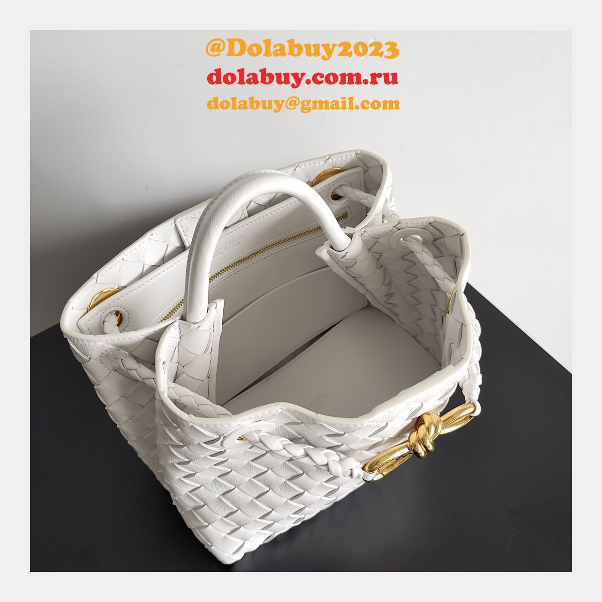 b0tte*a Ven*ta andiamo small 25cm bag leather strap