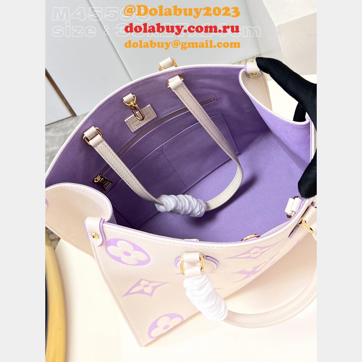 Onthego Perfect Monogram Empreinte M45595 Louis Vuitton Replica Bag