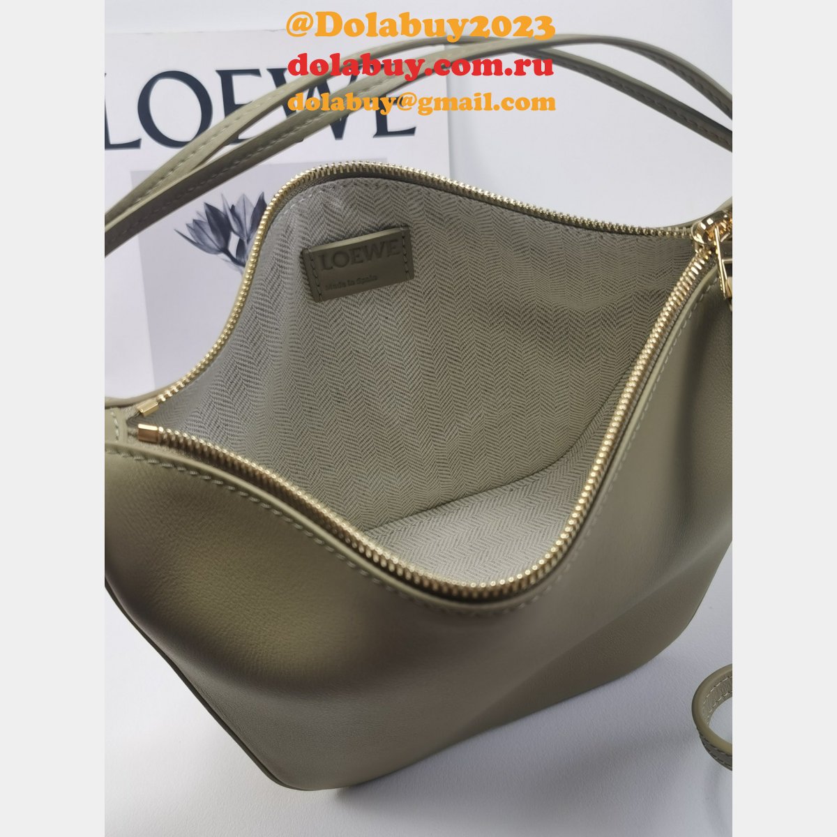 Wholesale loewe Hammock hobo soft handbag