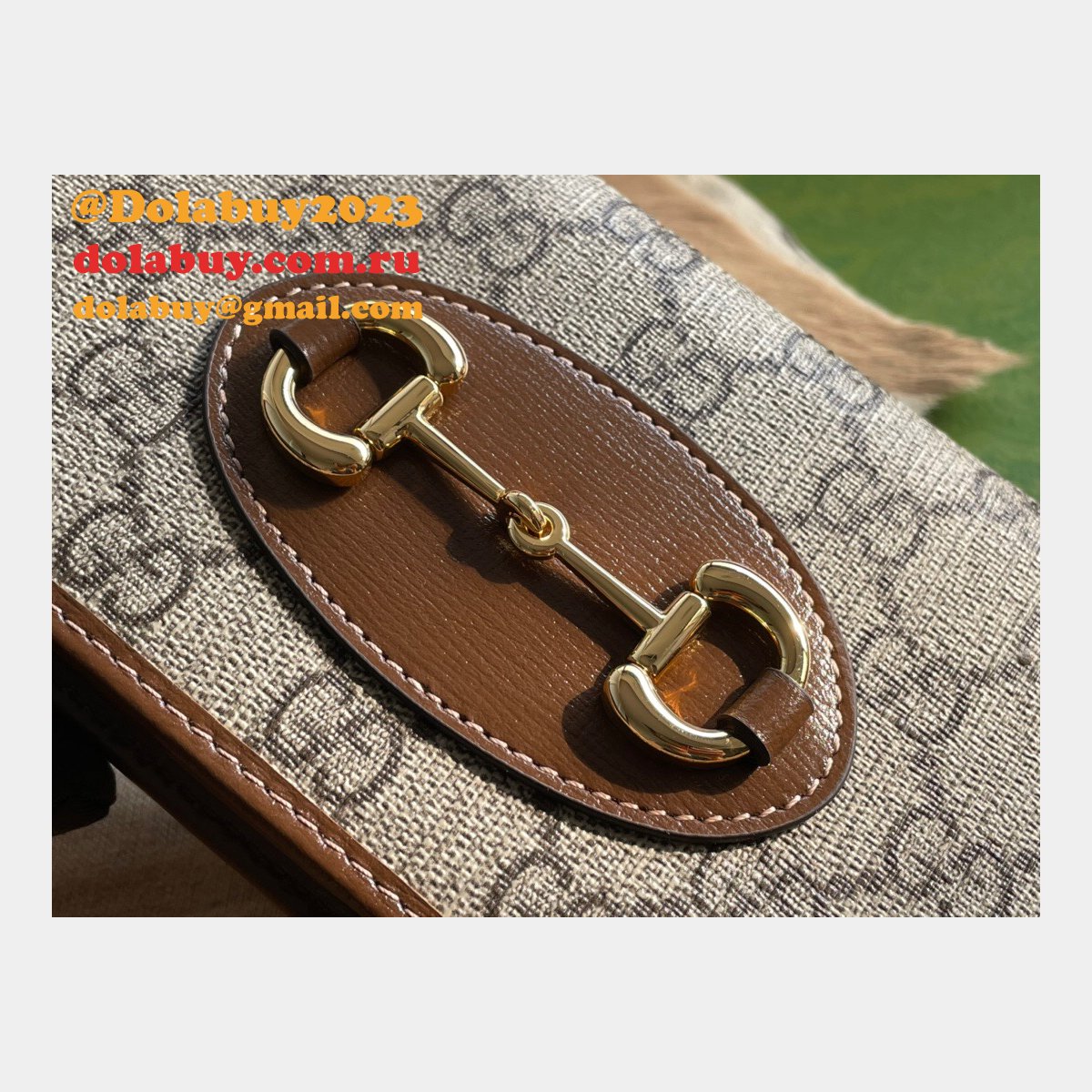 designer G*u*i replicas horsebit 1955 wallet with chain 621892 gg supreme