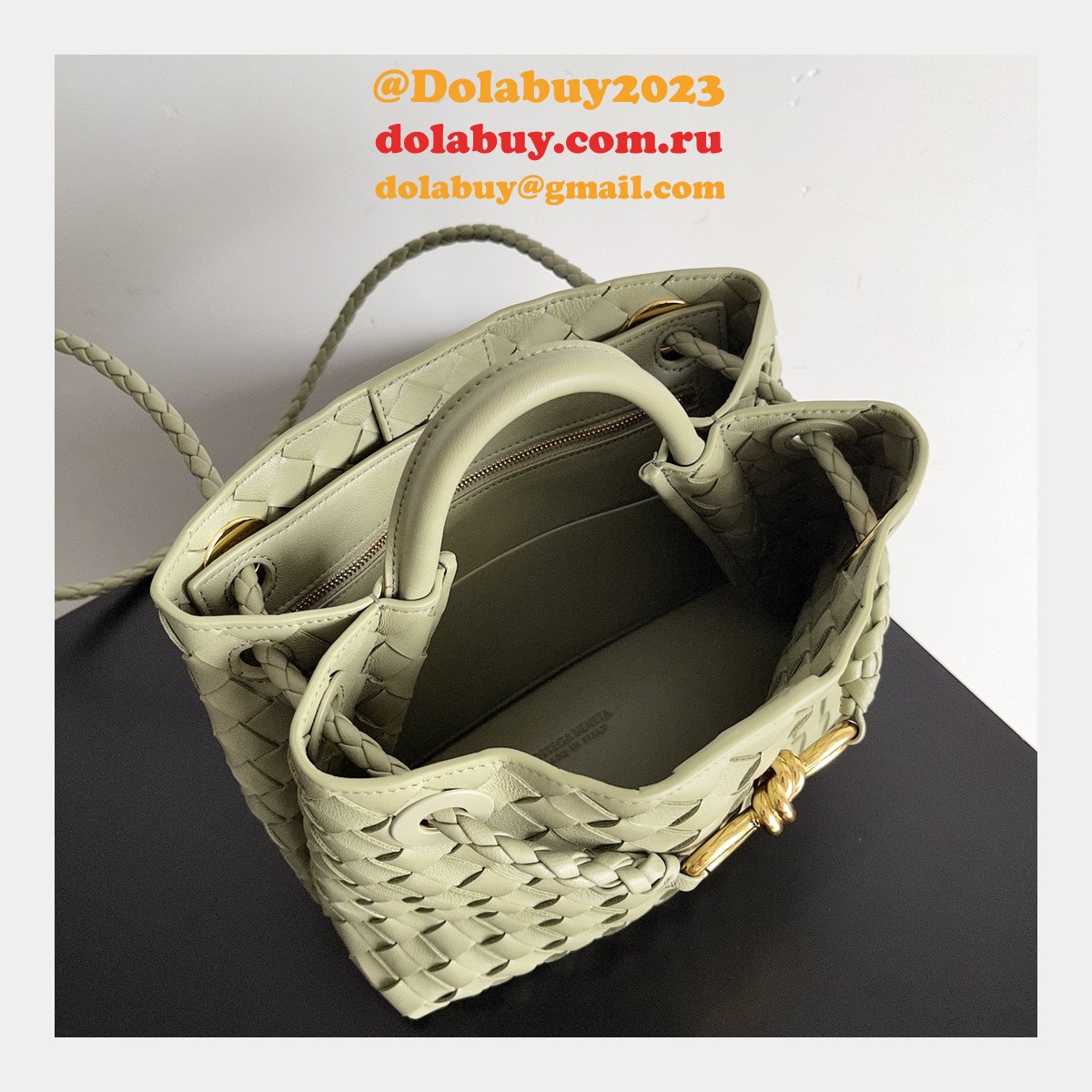 b0tte*a Ven*ta andiamo small 25cm bag leather strap