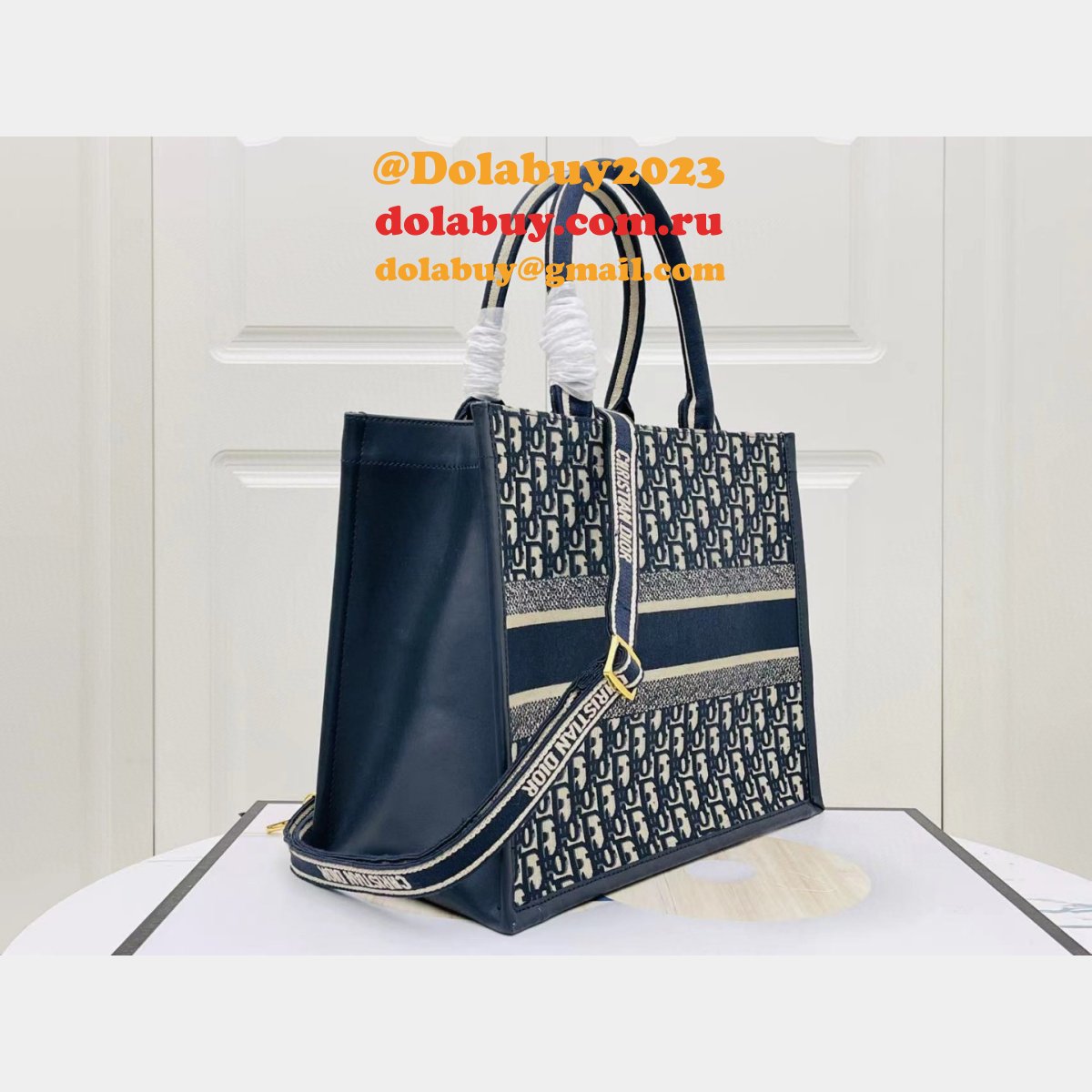 Luxury Dior Book tote with strap new 1286 all size