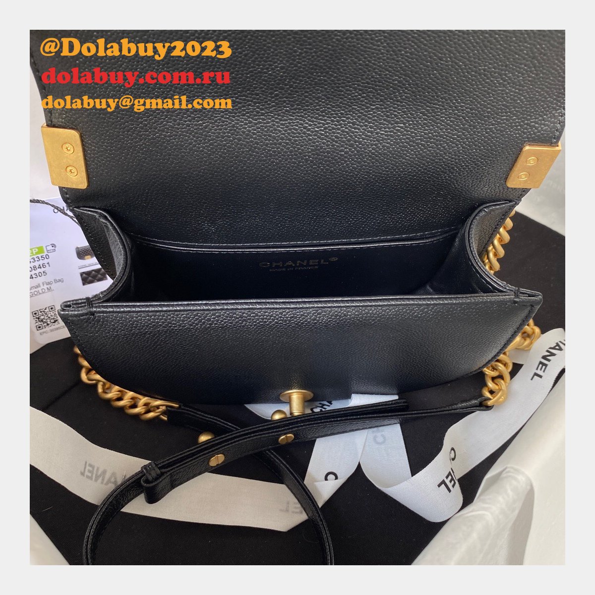 Replica Wholesale Boy Messenger Velvet AS3350 Gold-Tone Bag
