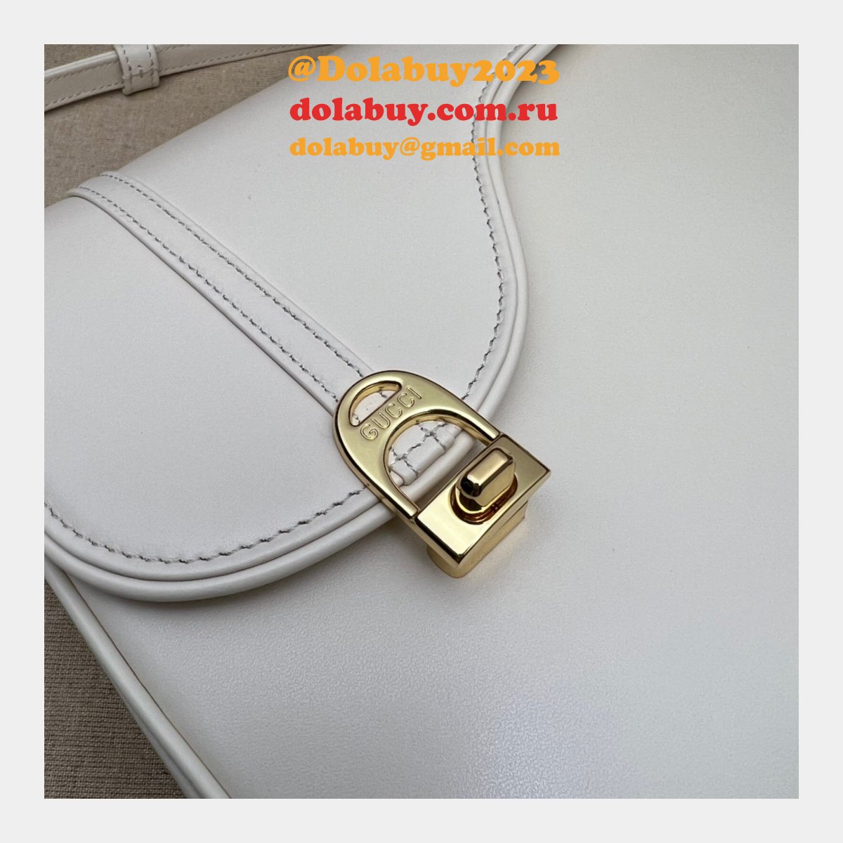 perfect G*u*i fake 740988 equestrian inspired shoulder bag