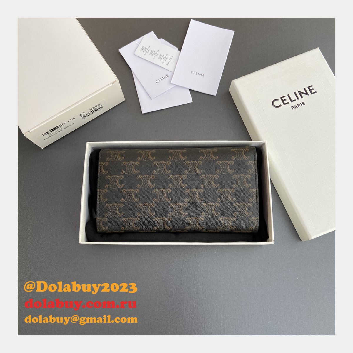 7 Star celine TRIOMPHE 1:1 Mirror wallet