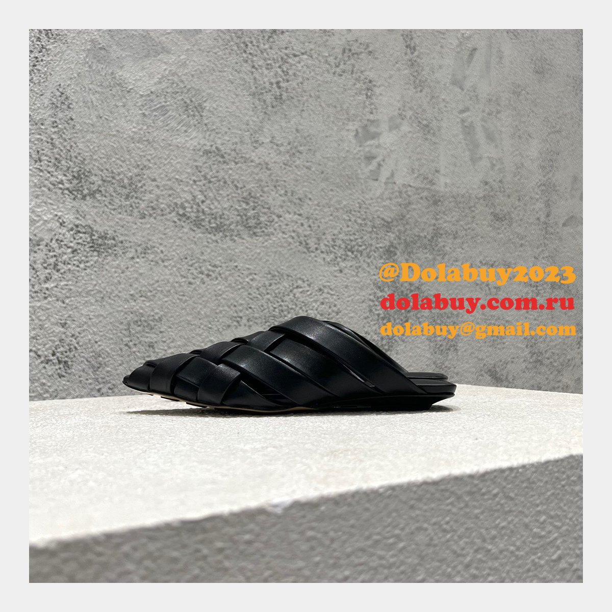 designer replica b0tte*a Ven*ta top quality flat sandals shoes