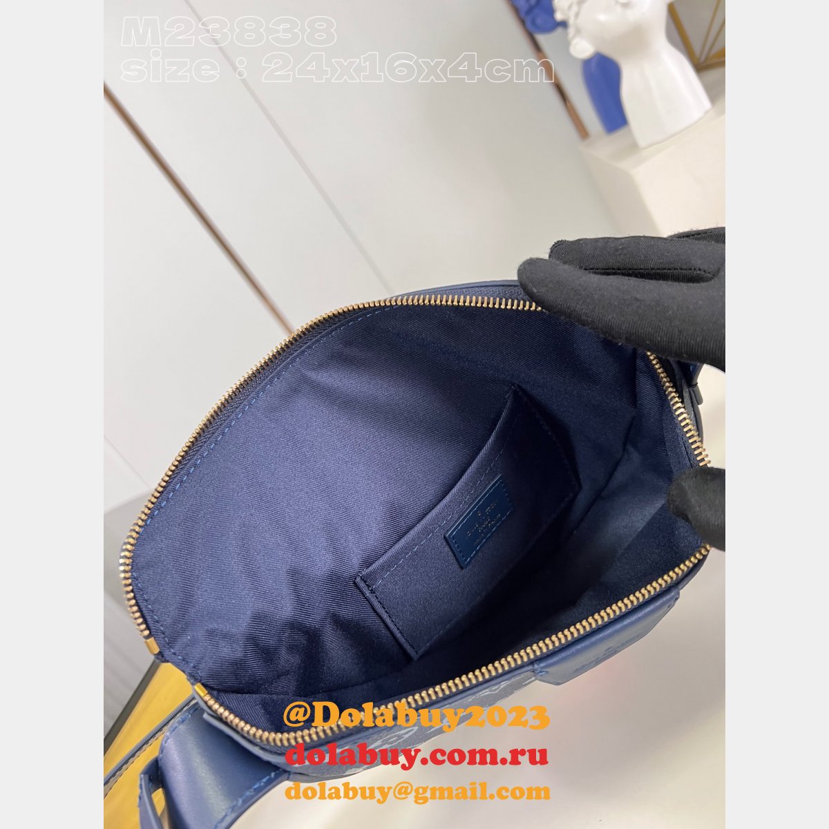 LV Moon Crossbody Monogram Eclipse M23835/M23838 Men Replicas Louis Vuitton Bag
