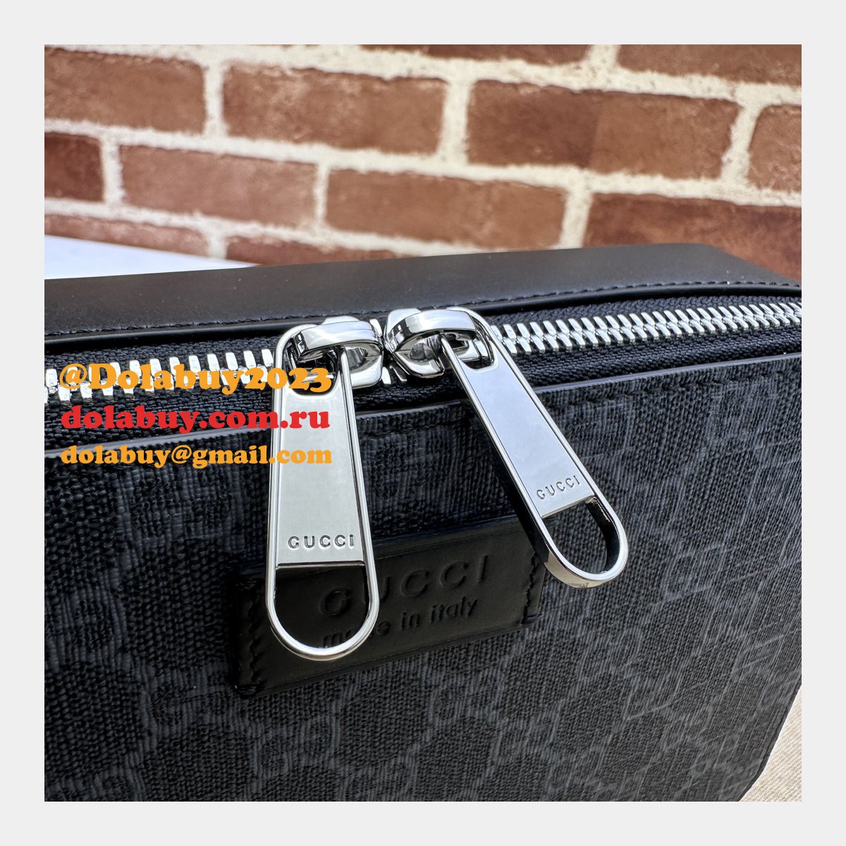 gg supreme leathergoods G*u*i replicas 774161 mens shoulder bag