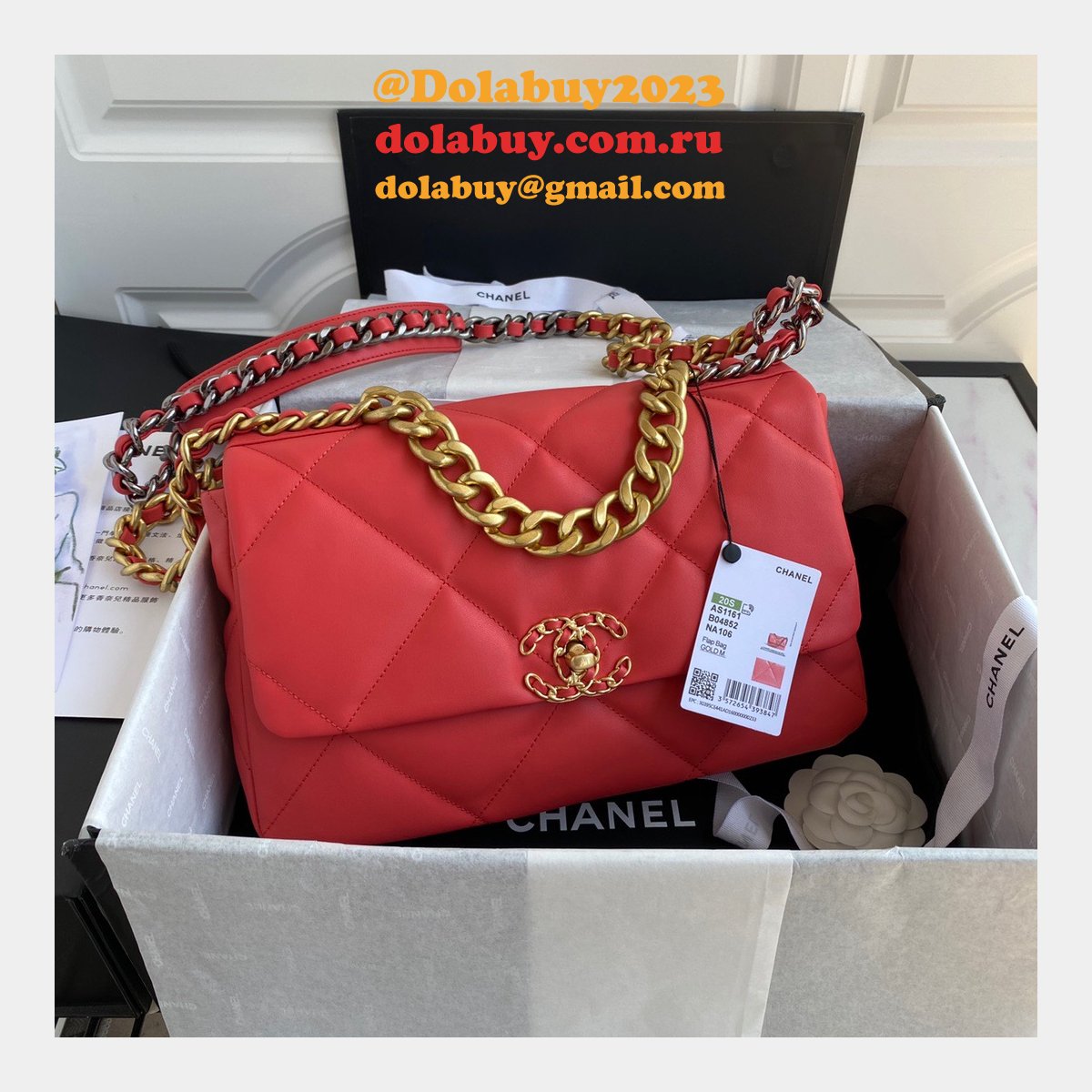 Top CC 19 Bags 2021 Red 30CM