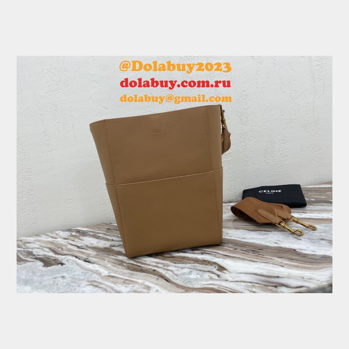 High Quality Celine Bags Sangle Brown Sale