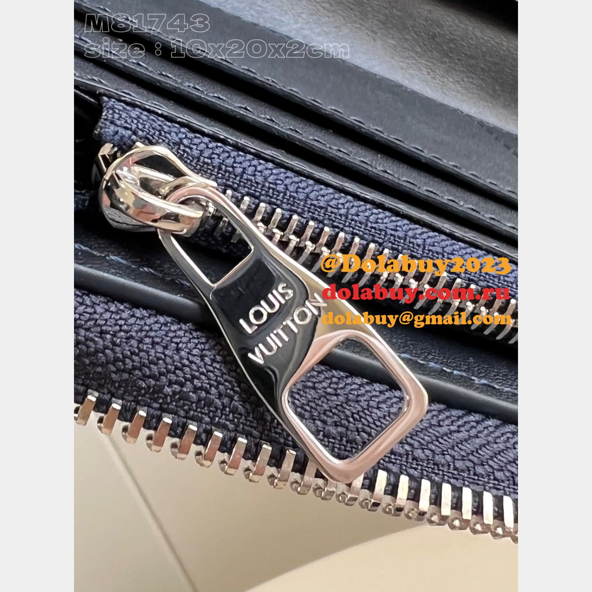 Zippy Wallet LV Copy Aerogram Brazza Multiple Pocket Organizer