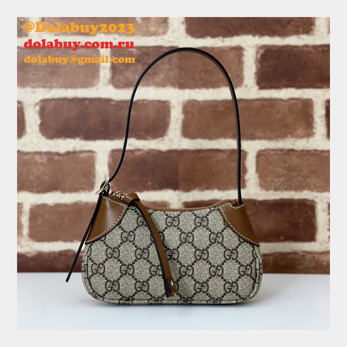 G*u*i 7 star gg emblem super mini shoulder 820696 designer bag