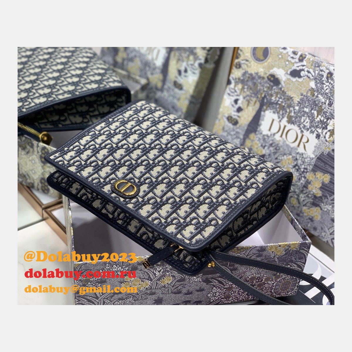 High Quality Happy Copy Dior Clutch Replica Bags