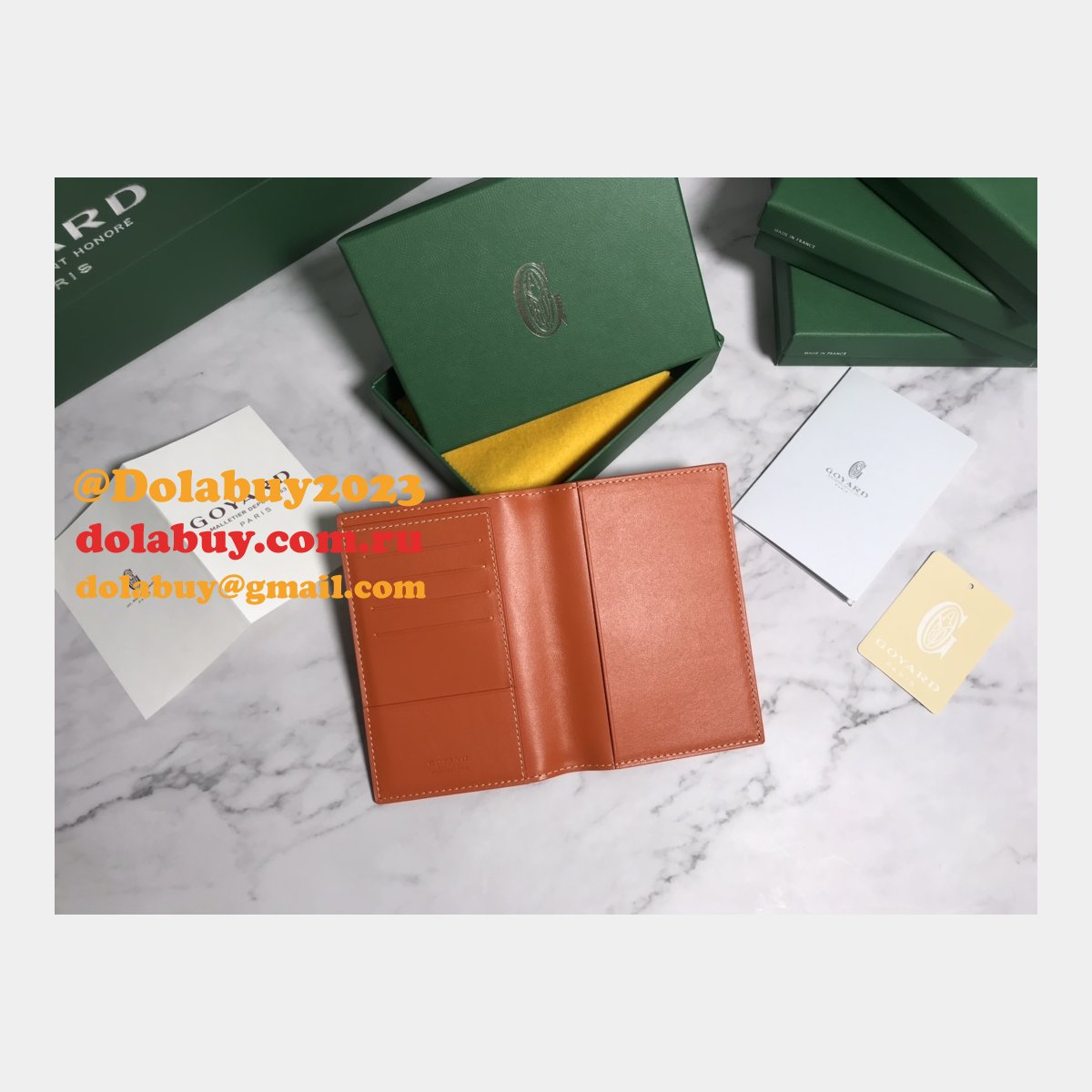 Top Quality Goyard Multi-Color Passport Best Wallet
