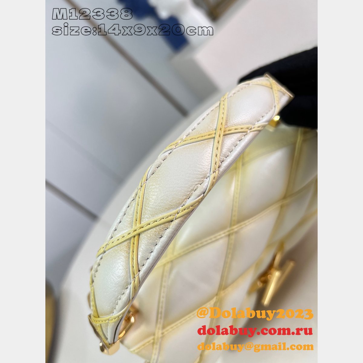 Best AAA+ M12004 Louis Vuitton GO-14 PM 1:1 Mirror Bag