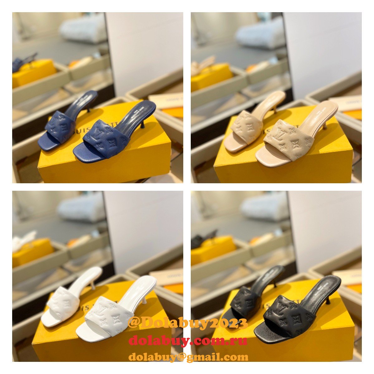 7 Star CHEAP LOUIS VUITTON Neo Revival Mule