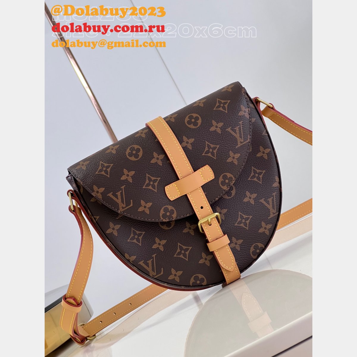 Auth Replica Louis Vuitton 1:1 High Quality Monogram Chantilly M51233 Shoulder