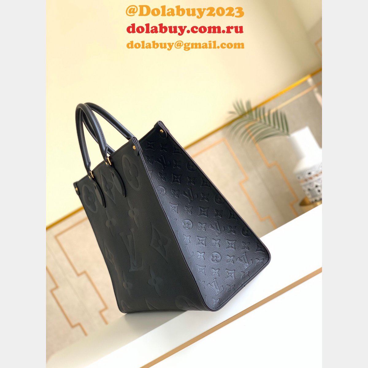 Louis Vuitton Wholesale OnTheGo GM Monogram Empreinte M45081/M44925 Leather