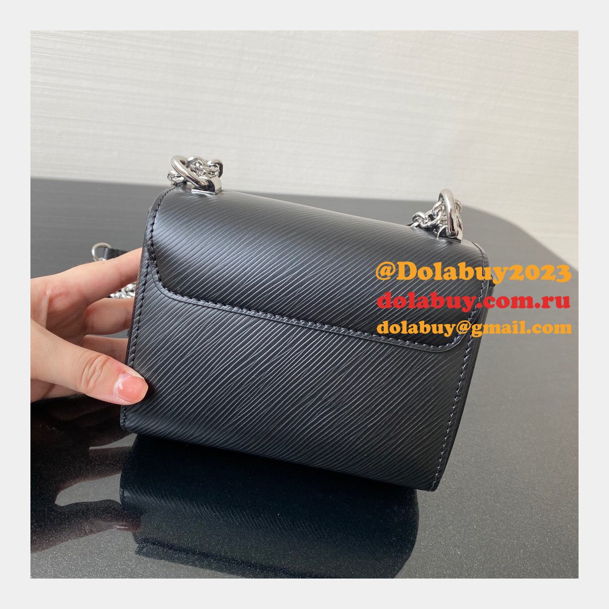 Replica Louis Vuitton Twist MM Epi Leather 16cm 4 Colours