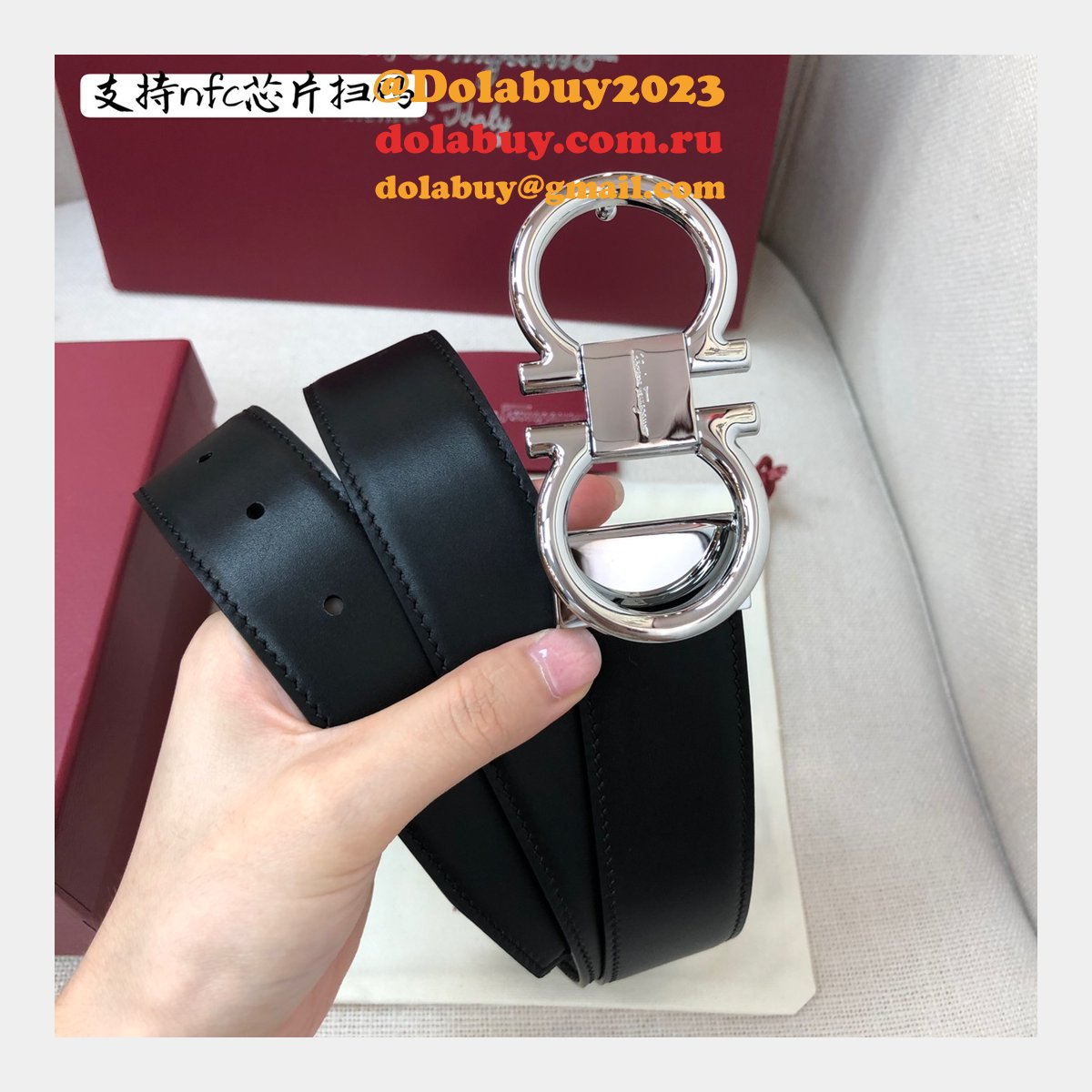 High Quality 7 Star FERRAGAMO 35MM BELT