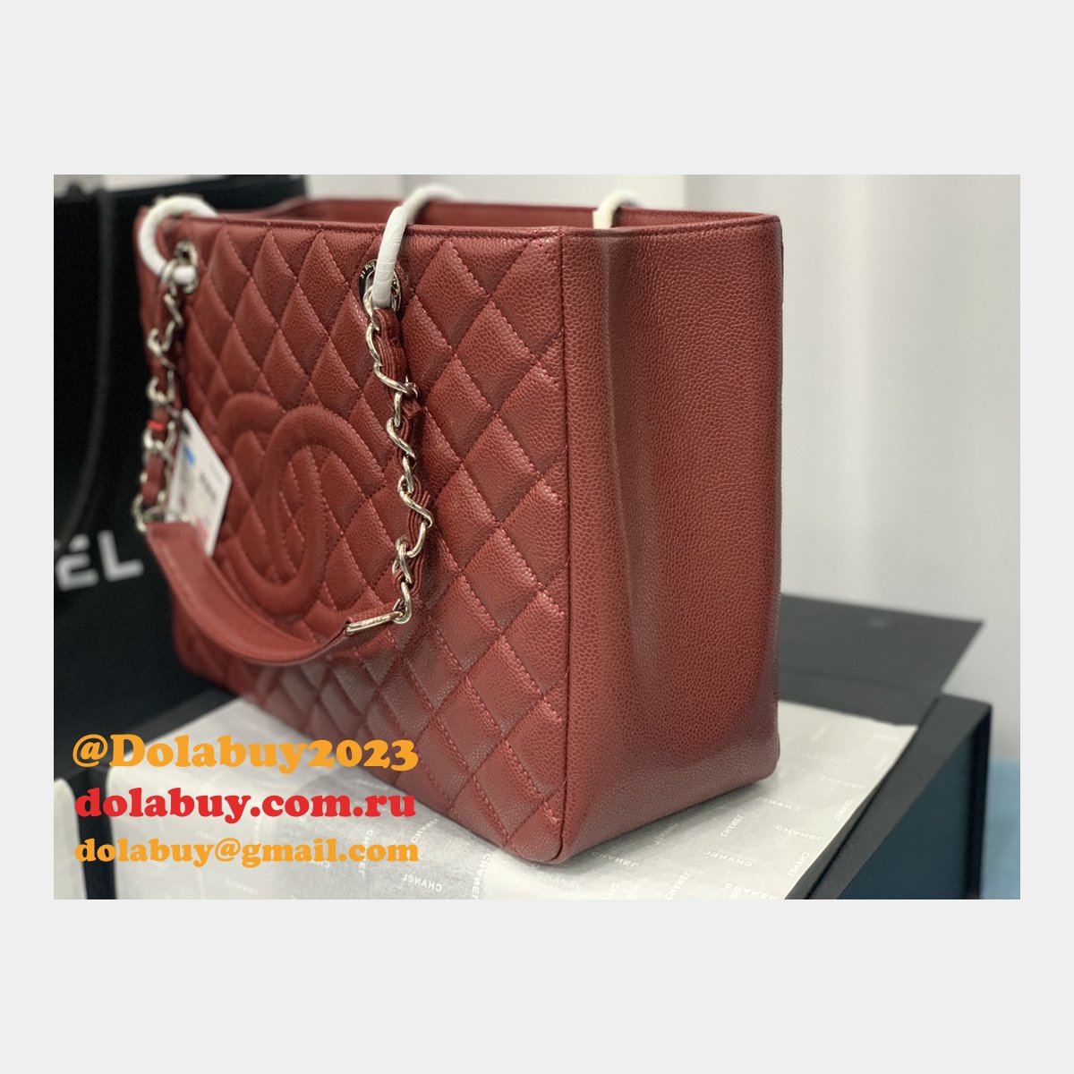 Best classic  CC 50995 shopping bag CAVIAR leather