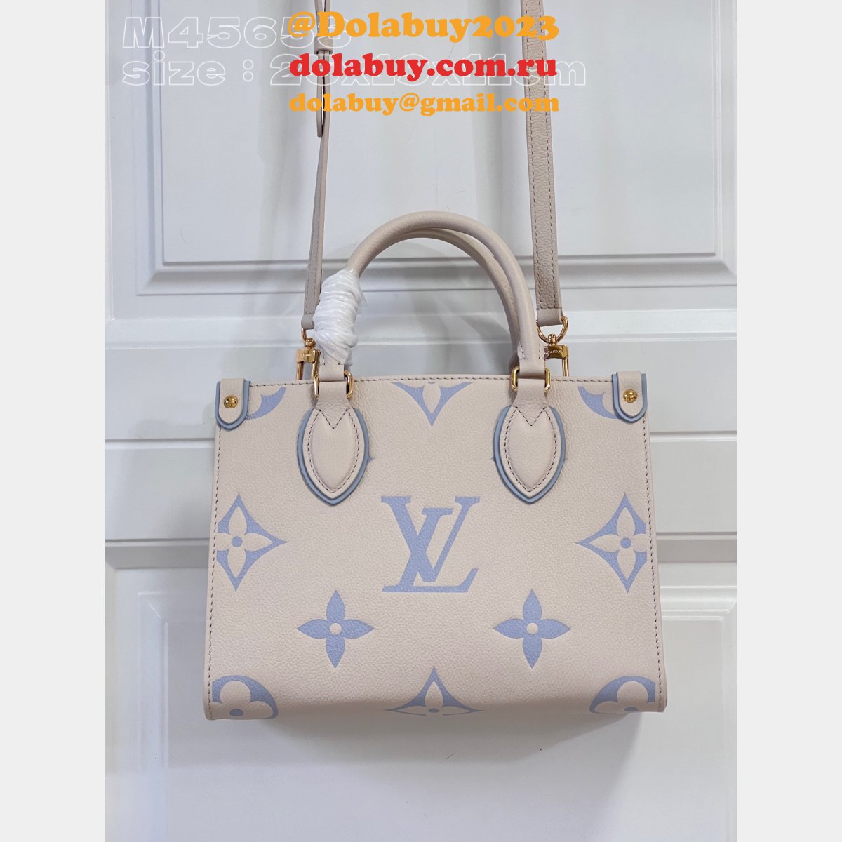 Onthego Designer Monogram Empreinte M45653 Louis Vuitton Replica Bag