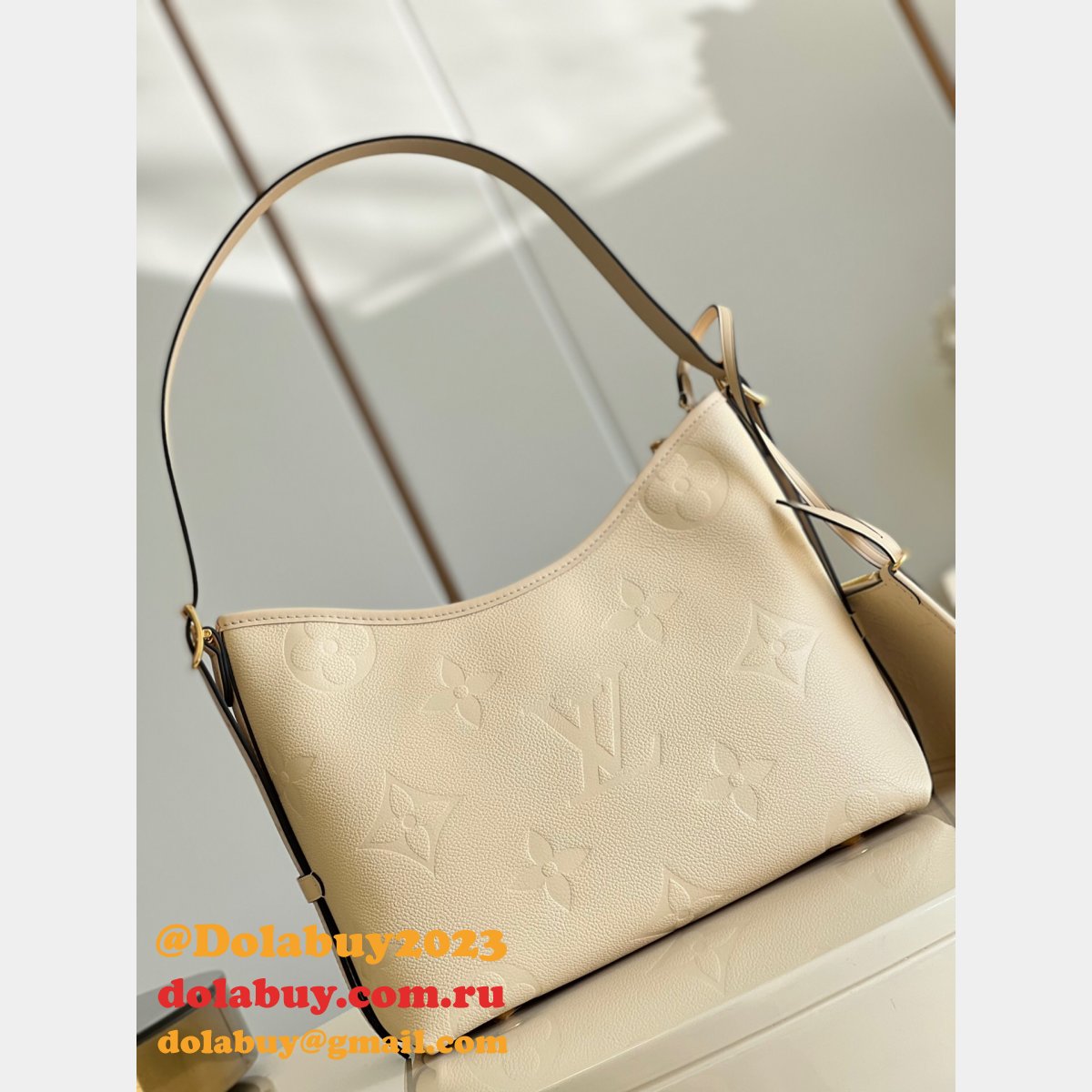 Best 2022 Knockoff Louis Vuitton Perfect M46293 Creamy-white Bag