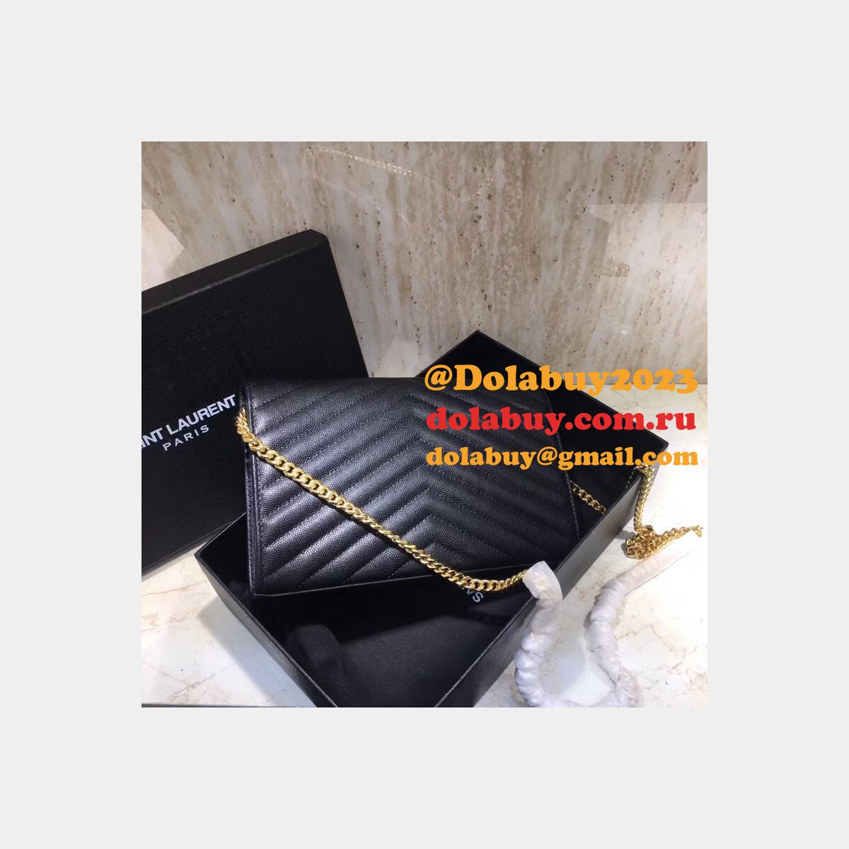 Ysl Saint Laurent niki chain shoulder bag 22cm