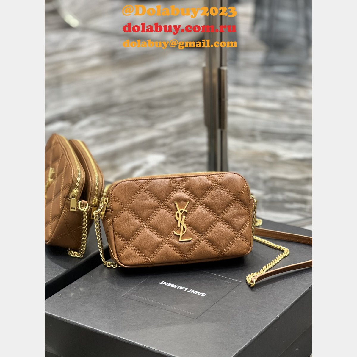 YSL AAA+ Replica Becky Saint Laurent 608941 Knockoff Bag