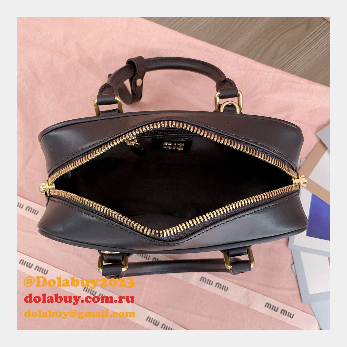 Wholesale Miu Miu Arcadie Leather Bag 5BB142