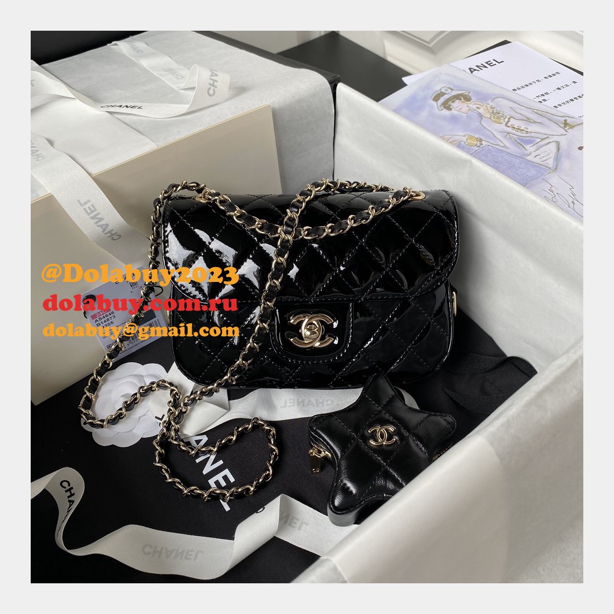 Designer Star Coin Purse AS4648/AS4647/AS4646 Flap Replica Bag