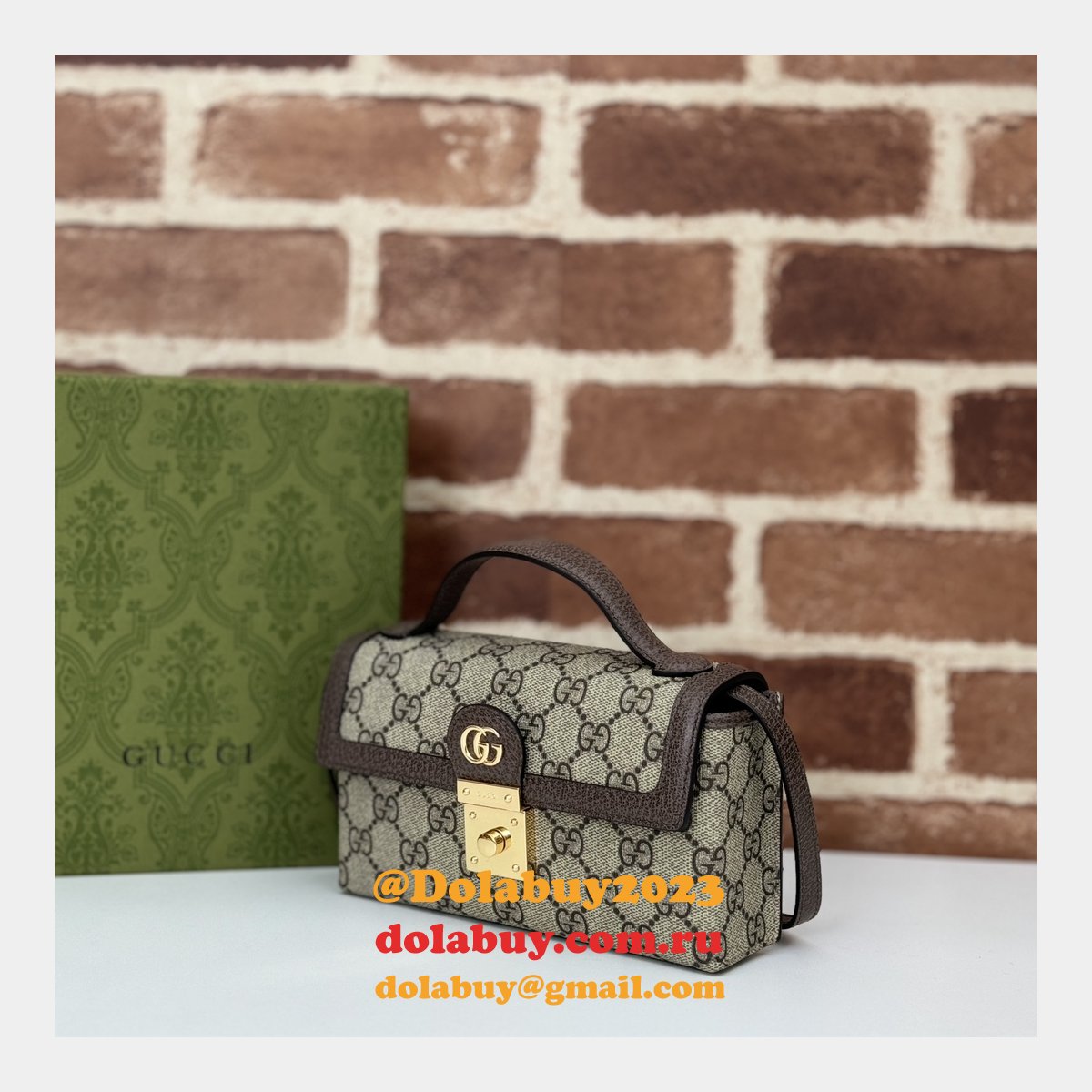 ophidia 1:1 mirror ebony supreme 772314 inspired G*u*i bag