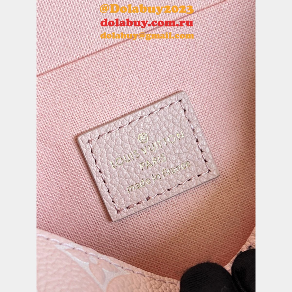 Shop Louis Vuitton Replica M81359 Félicie Pochette Monogram Empreinte Leather