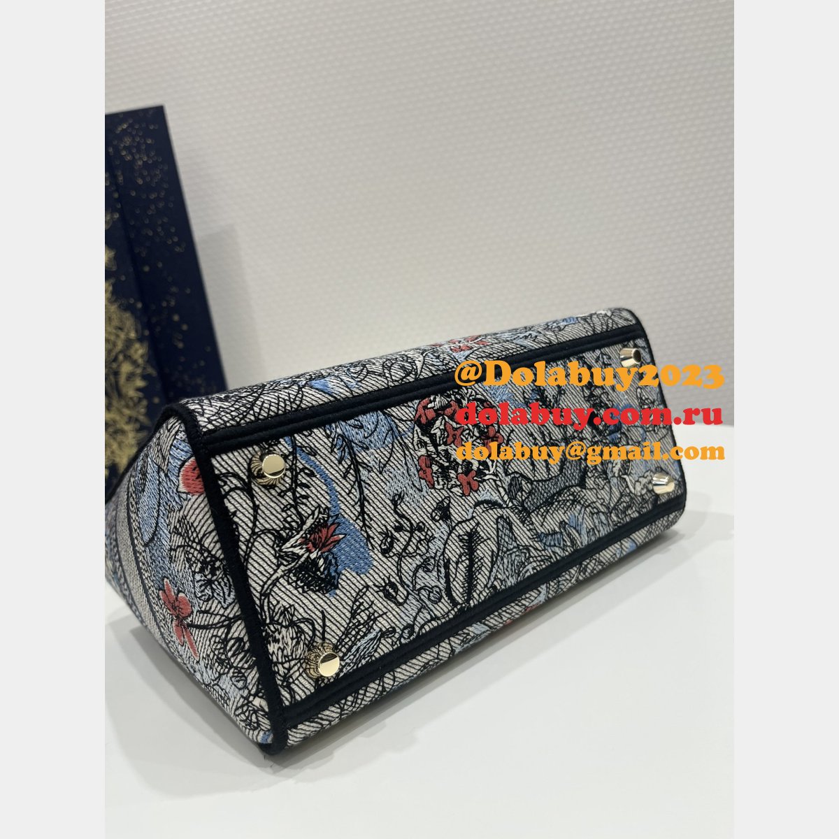 Top Quality Luxury Lady Dior 24cm Replicas Christian Dior Bags