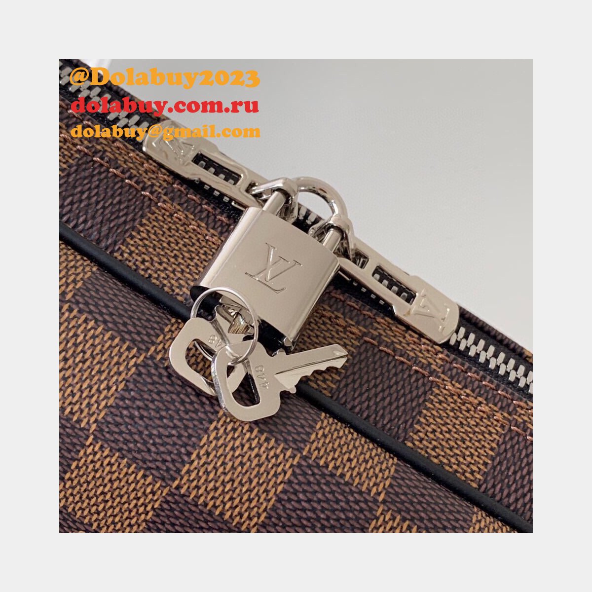 Louis Vuitton Porte-Documents Voyage PM Damier Ebene N41466