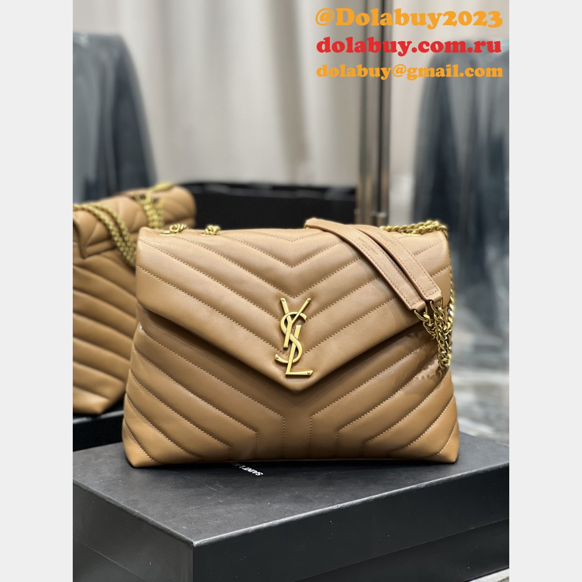 Designer Perfect YSL LOULOU 487216 HANDBAG 32CM