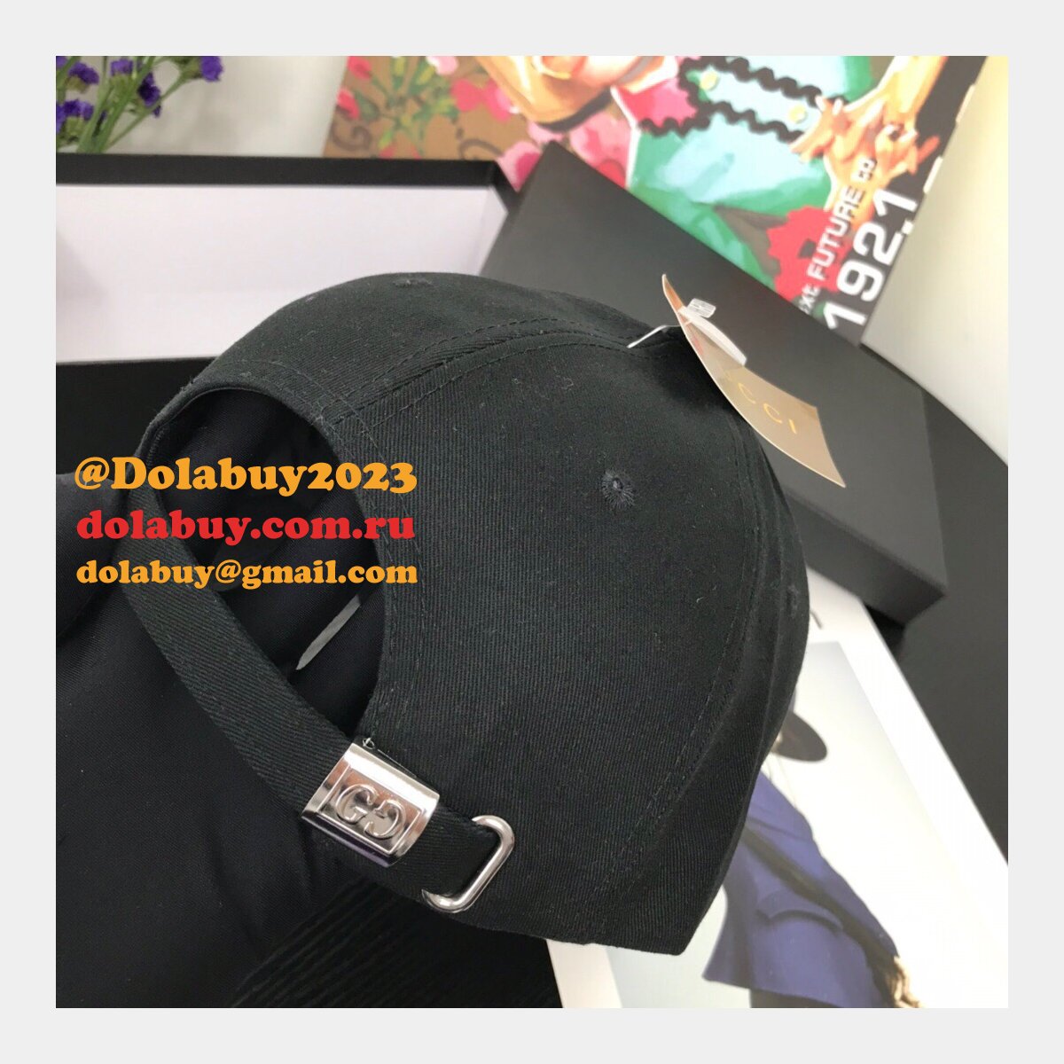 best G*u*i court simple embroidery logo baseball cap