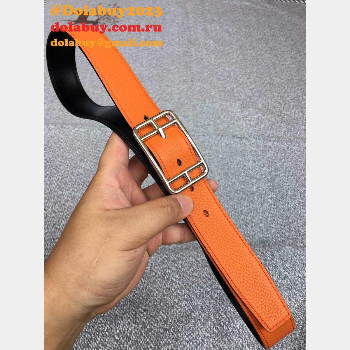 Get the Designer Fake Look with the Hermes 32mm Belt Dupe