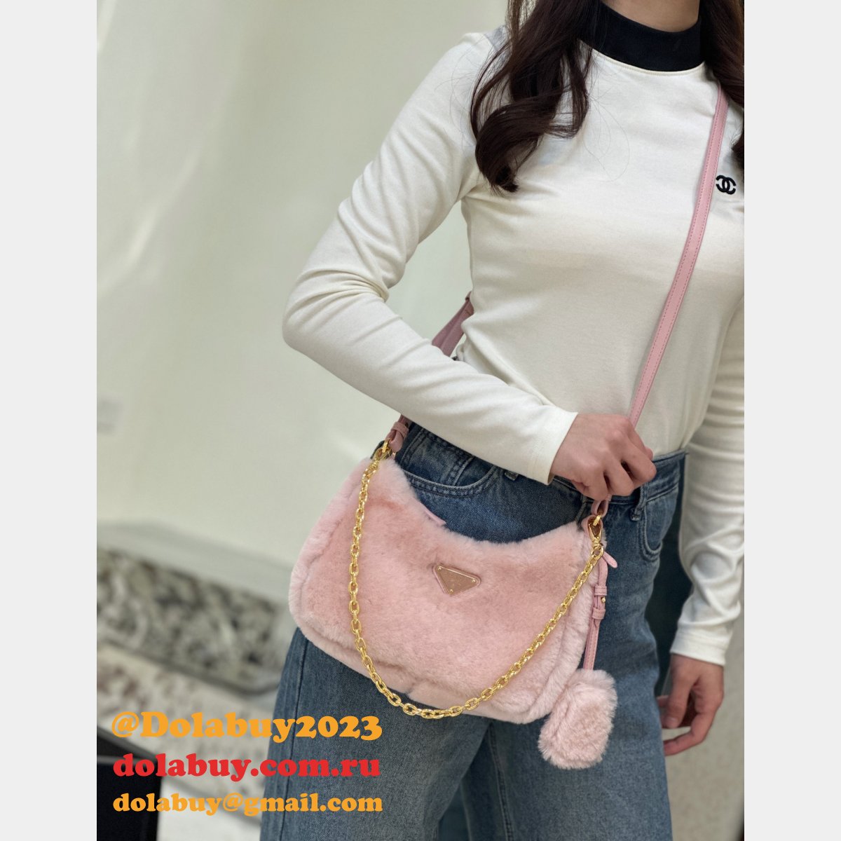 Best High-Quality Portsexy Hobo 1BC204 Prada Replica Handbags