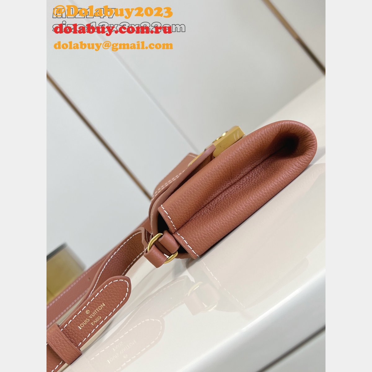 Louis Vuitton Designer Wallet On Chain Low Key M12147 Brown Bag